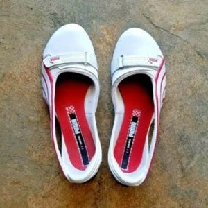 PUMA Espera III Ferrari White Leather Driving Shoe